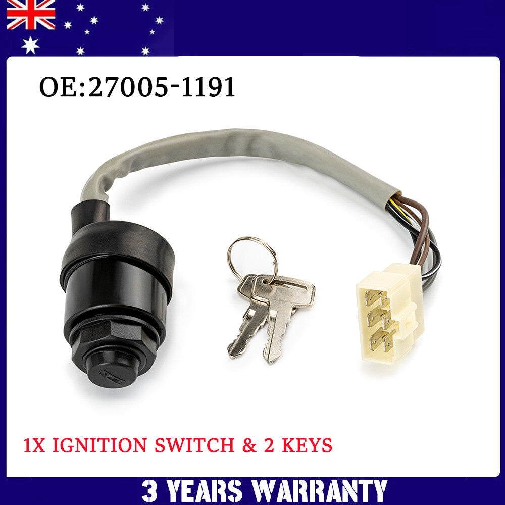 6-PIN FOR Mule 500 550 2500 2510 2520 2020 2030 Ignition Switch+2Keys v