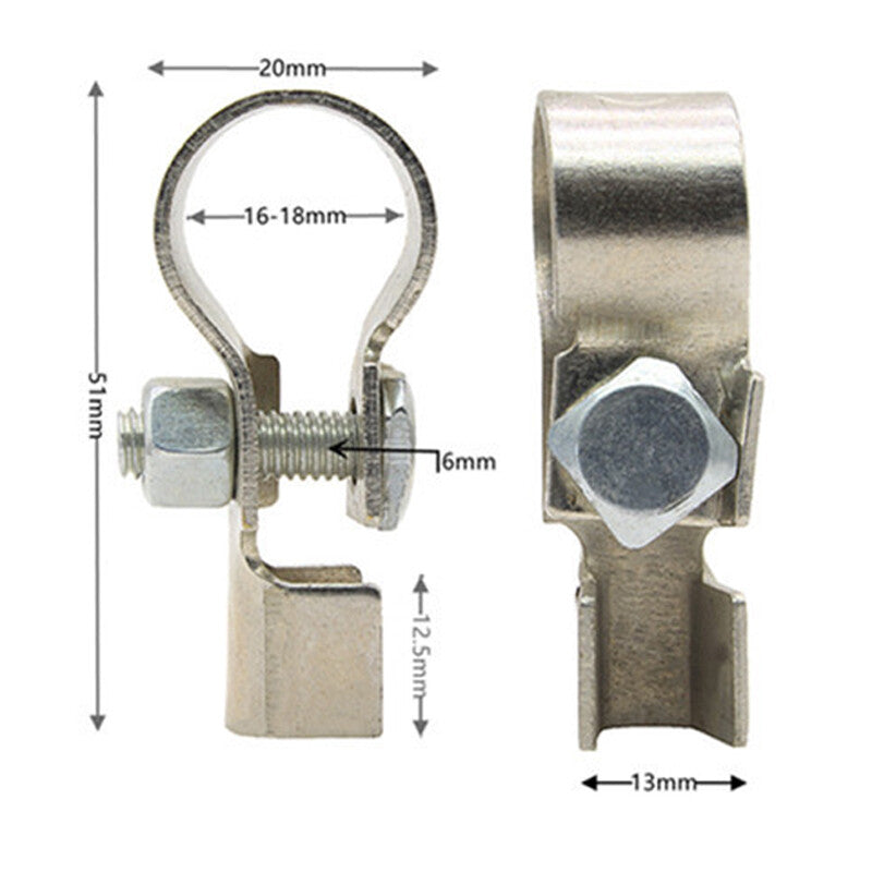 Universal Battery Pure Copper Terminal Clamp Clips Connector Negative&Positive v