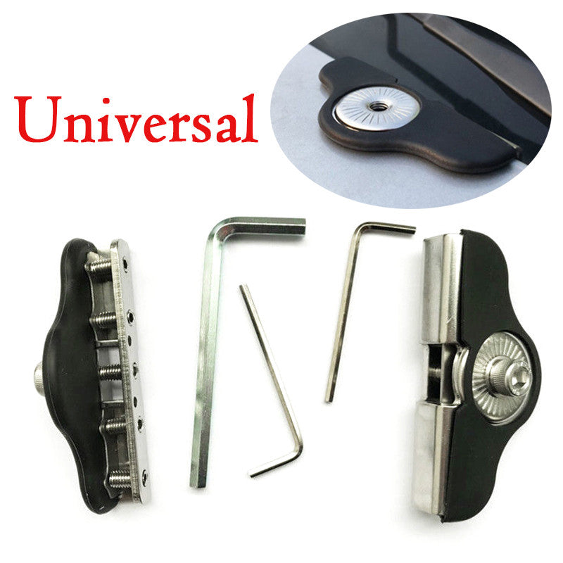 2x Car Truck SS Cover Bracket Clip for LED Light Strip Clip Bracket, Silver - n