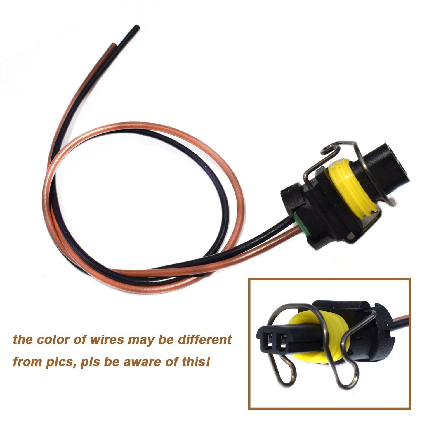 2-wire injector connector IPR valve tail for 6.0 and 7.3 diesel. n