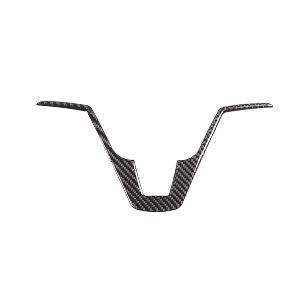 Carbon Fiber Interior Steering Wheel Panel Trim Fit for Honda CR-V CRV 2007-2011