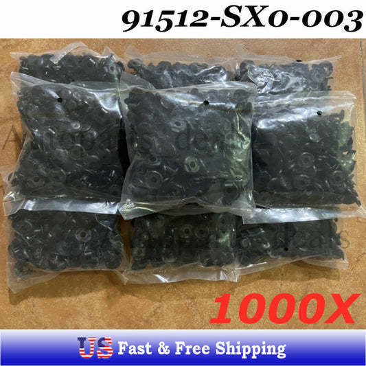 1000X Push Type Fender Liner Clips Retainer Fastener for Civic Accord for Honda US Q