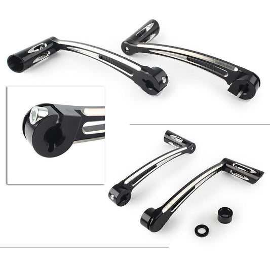 Heel Toe Shift Lever W/ Shifter Pegs Fit 1997-2016 for Harley Touring FLH/T Q