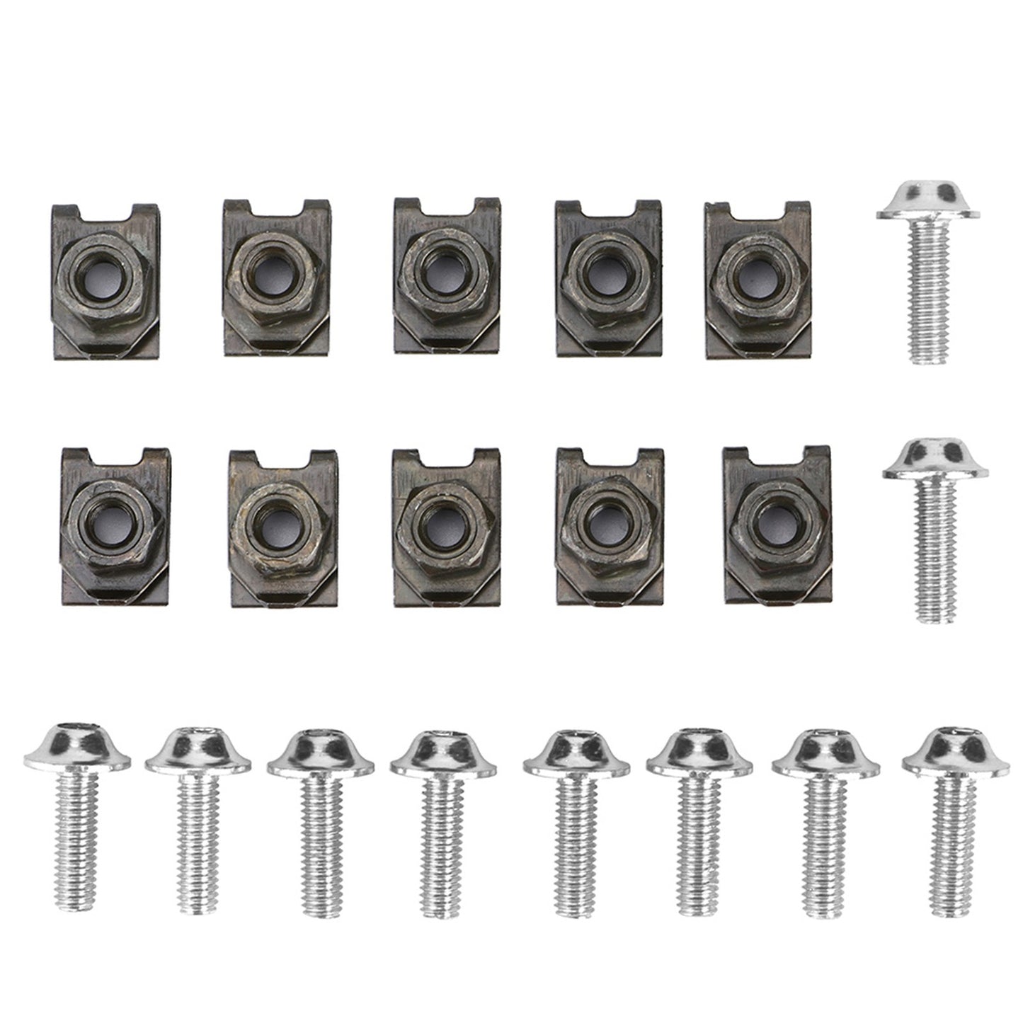 10pcs Direct Replacement Fairing Clip Nut for Motorcycle Scooters
