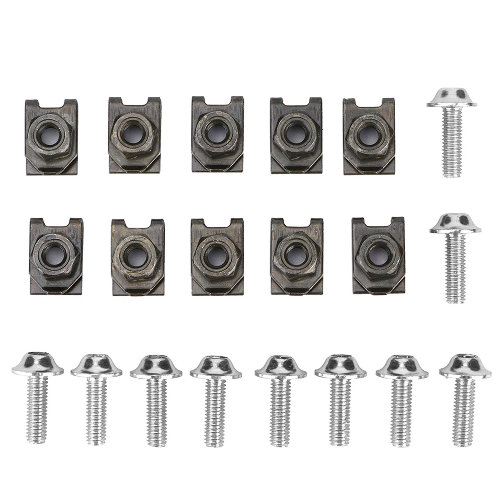 10pcs Direct Replacement Fairing Clip Nut for Motorcycle Scooters