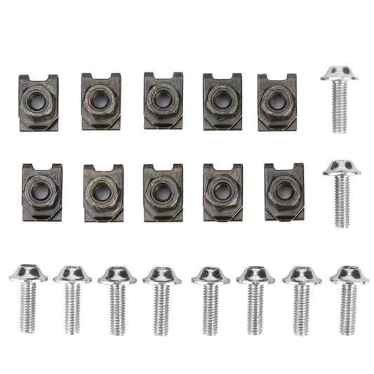 10pcs Direct Replacement Fairing Clip Nut for Motorcycle Scooters