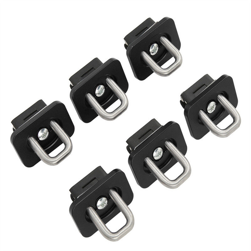 6pcs Inner-Bed Retractable Truck Bed Tie-Down 35¡ã Anchors Aluminum for Chevy / for GMC