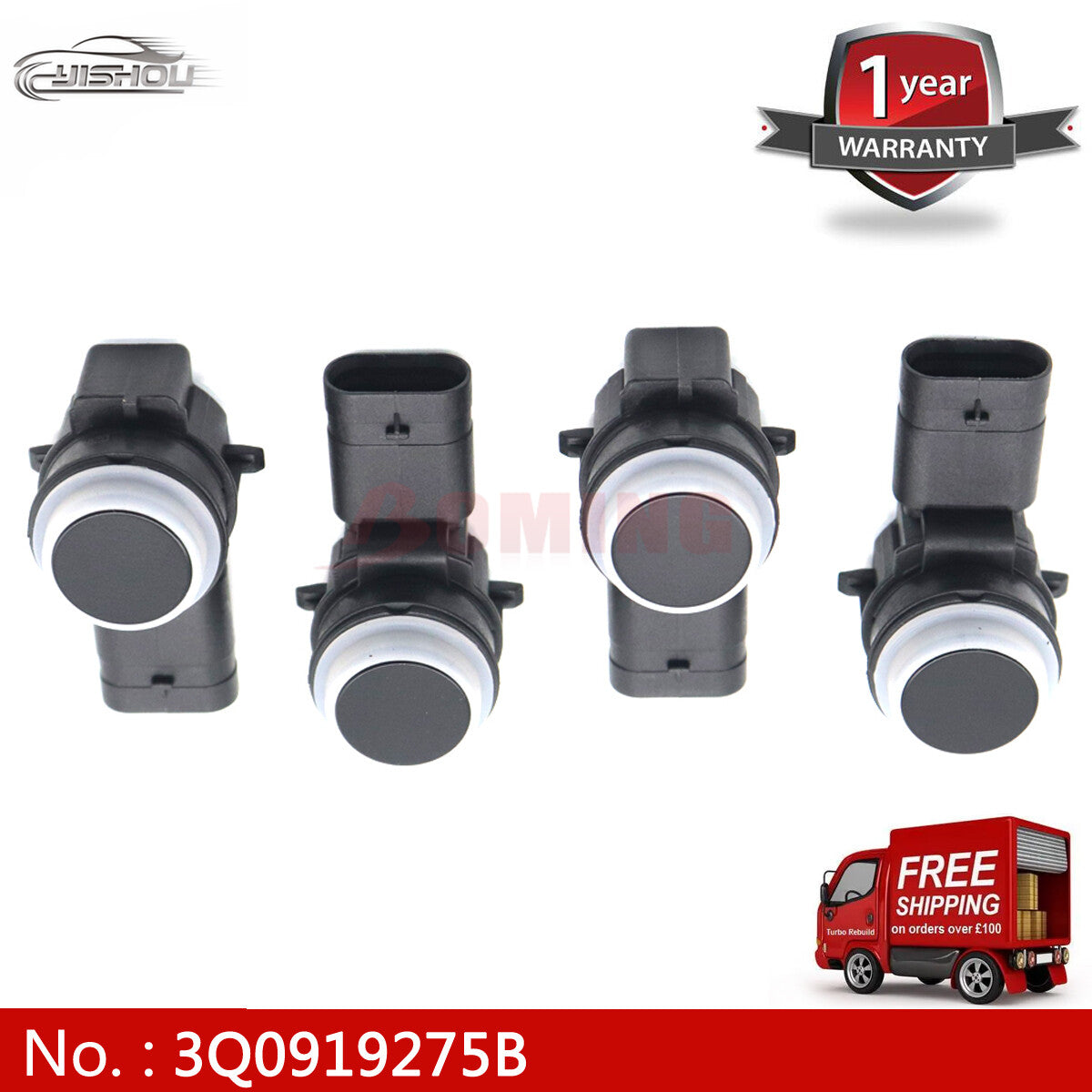 4xPDC parking sensors for Volkswagen for Tiguan 2016 - 2018 for Skoda Kodiaq 0263033916 3Q0919275B