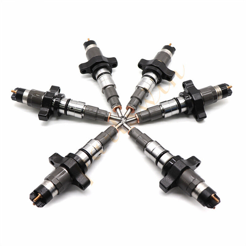 6-piece diesel fuel injector pack for 5.9L 2004.5-2007 pipes for Dodge for Ram - n