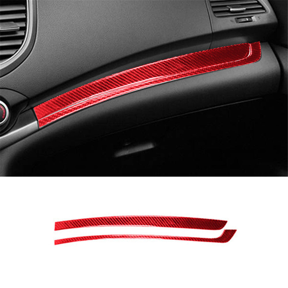 6Pcs Carbon Fiber Central Console Panel Trim for Dodge Journey 2009-2010 SXT v