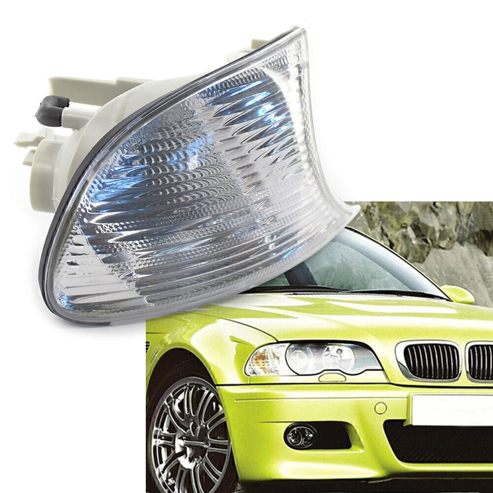 for BMW E46 3-Series 2DR 00-01 Right Side Corner Light Clear Lens Q