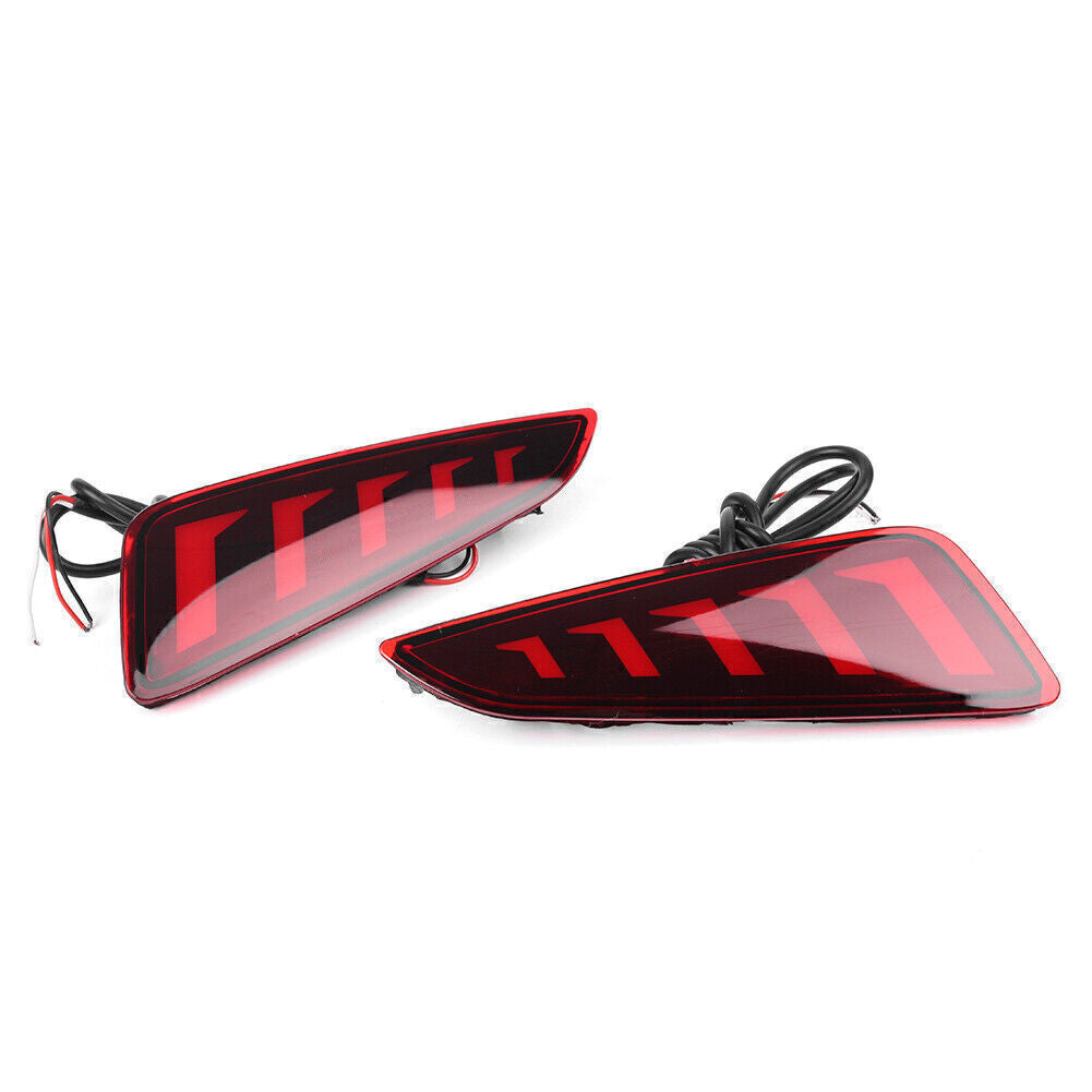 for Toyota CHR C-HR 2016-2022 LED Rear Fog Lights Bumper Tail Light Indicator Q