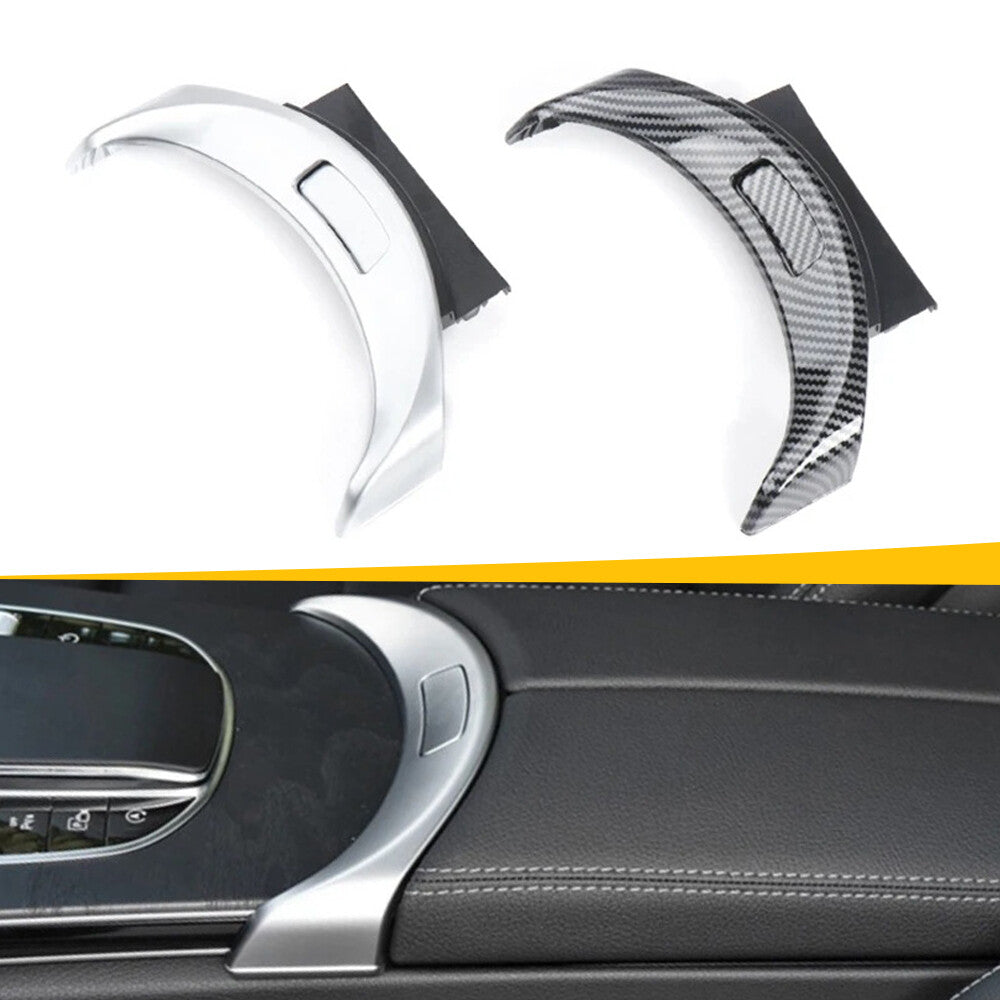 The center console armrest box release button cover is suitable for 15-20 for Benz W205 C-Class. n