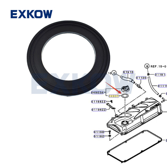 ENG Oil Filler Cap Gasket for Mitsubishi Outlander Lancer Pajero L200 MD311638