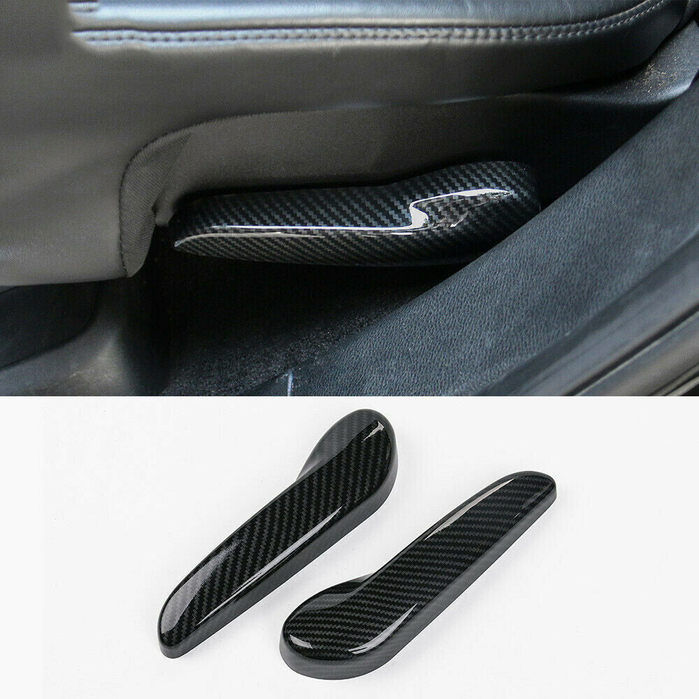 Carbon Fiber for Seat Adjustment Handle Cover Trim for Jeep Grand Cherokee 2011-2020