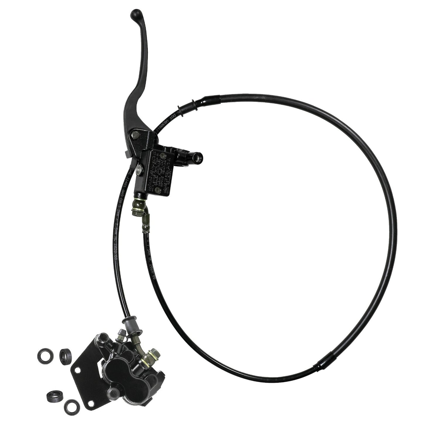 Front disc brake caliper cylinder suitable for Dirt Pit bicycles 125cc-250cc Apollo.