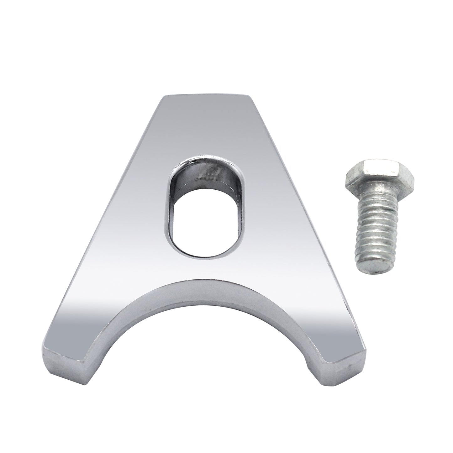 Chrome Steel SBC BBC Distributor Clamp Hold Down with Screw for CHEVY R0B9 Q