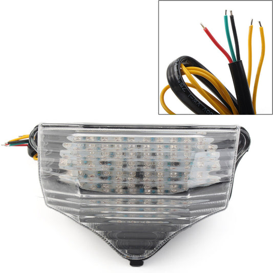 for Yamaha FZ6 FZ600 FZ6-S2 2006-2009 Taillight Brake Turn Signal Clear Lens