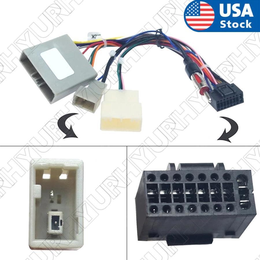 16Pin Wiring Harness Connector with Radio Antenna for Honda for Civic CRV 2006~2009