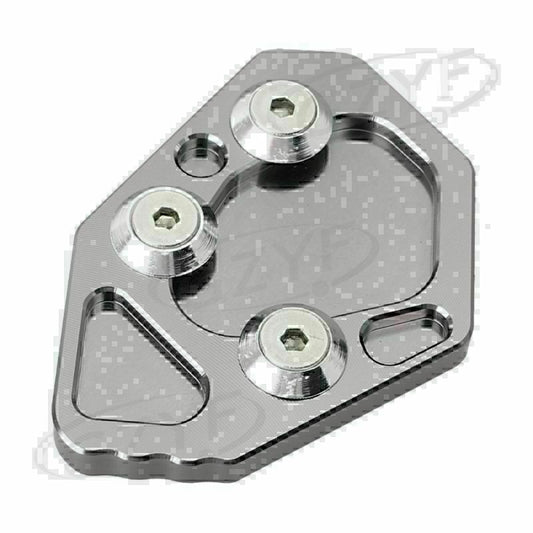 CNC Side Kickstand Foot Stand Extension Plate Pad for BMW K1200S K1200R K1300S/R Q