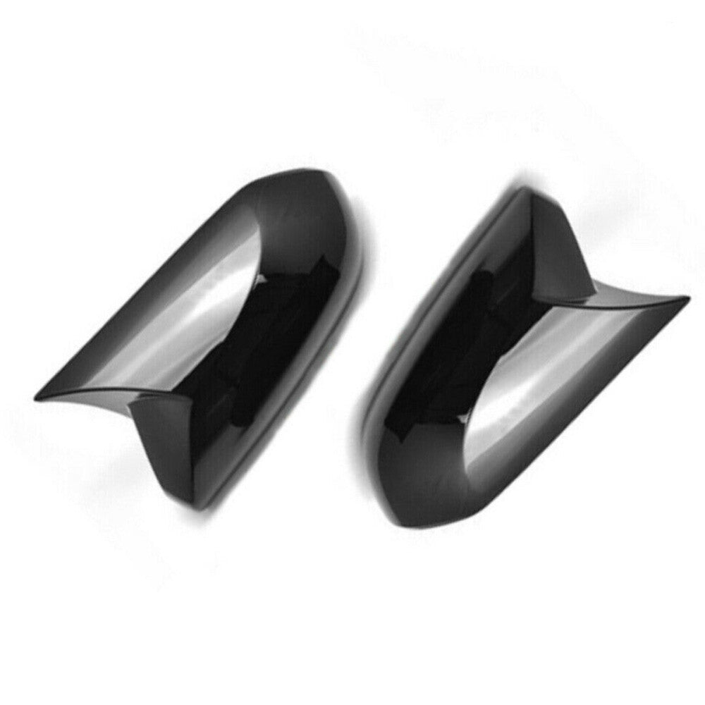 2PCS Gloss Black ox Horn Rear View Mirror Cover Trim Fit for Toyota for Camry 2018-2025