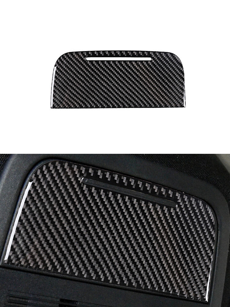 2Pcs Rear Storage Box Panel Trim Cover Carbon Fiber For 350Z 2006-2009 v