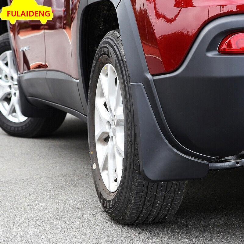 for Jeep Cherokee 2014-2018 Front  Rear Mud Fender Flaps Splash Guards Mudguard