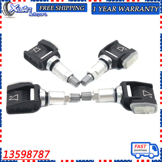13598787 Tire pressure sensor for Cadillac ATS/CTS 4PCS 433MHz, suitable for general TPMS. v