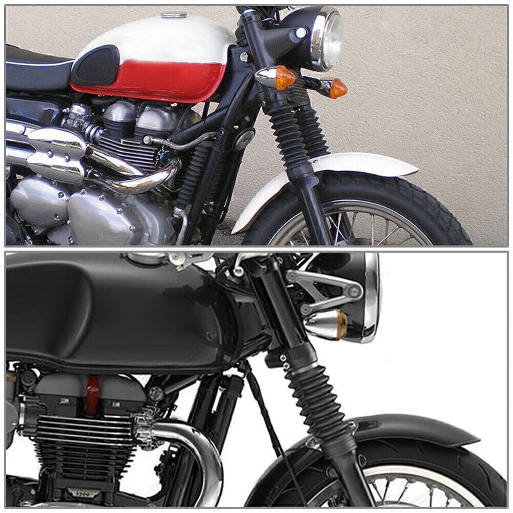 Front Fork Rubber Cover Gaiters Boots Fit 1964-68 650 500 TR6 T120 T100 Q