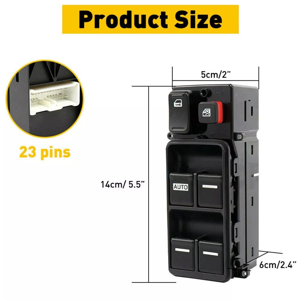 For Accord for Honda 2003-2007 Master Electric Window Power Switch Left Driver Side. n