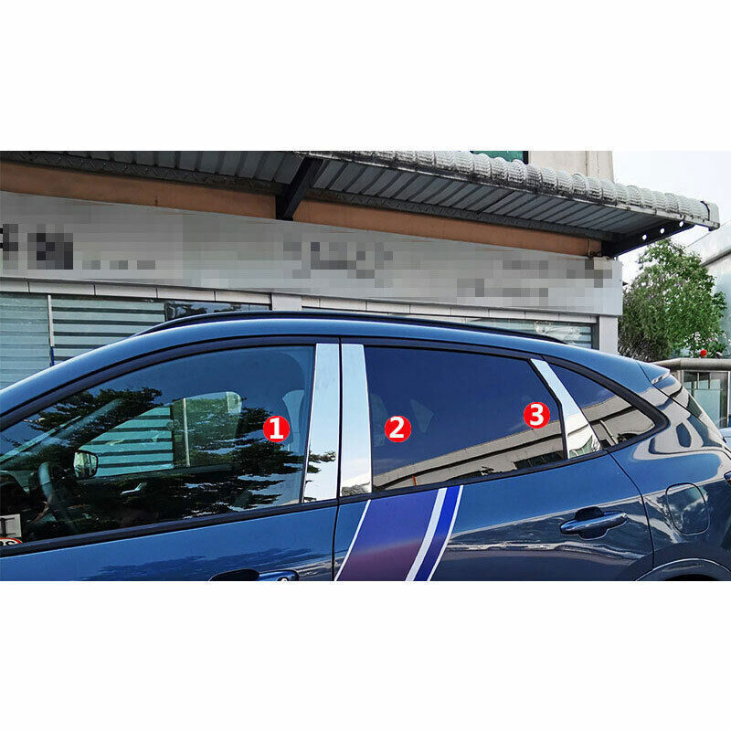 ABS Decor Outside Door Handle Chrome Cover Trims For Escape Kuga 2020-2023 v