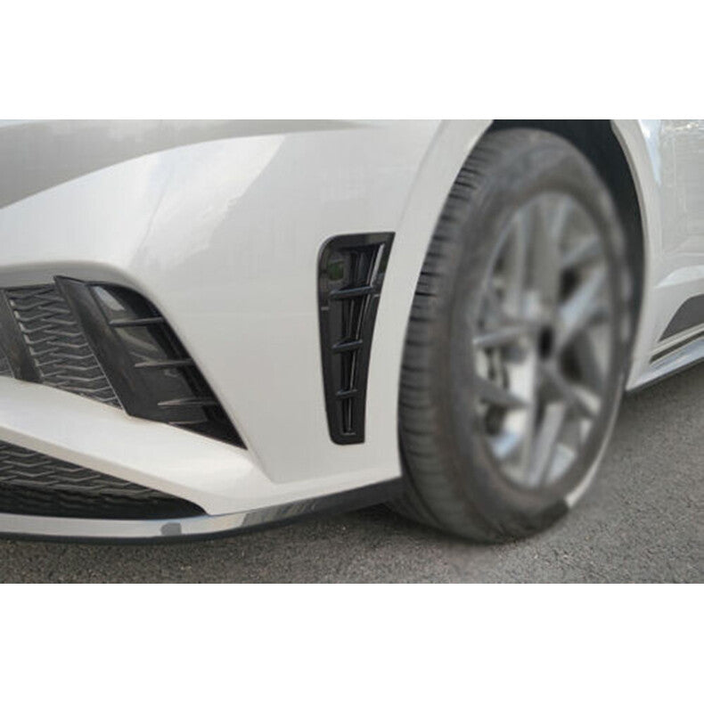 for Hyundai Sonata 2020-2023 Gloss Black Air Flow Vent Side Fender Frame Cover
