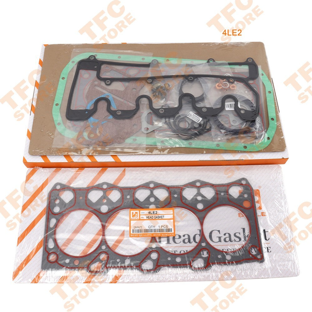 Full Gasket Kit with Head Gasket for Isuzu 4LE2 Engine New