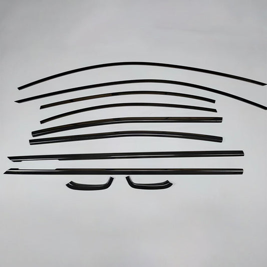 for Maserati Ghibli Black Stainless Window frame Molding Trim 2017-2023 Strips B n