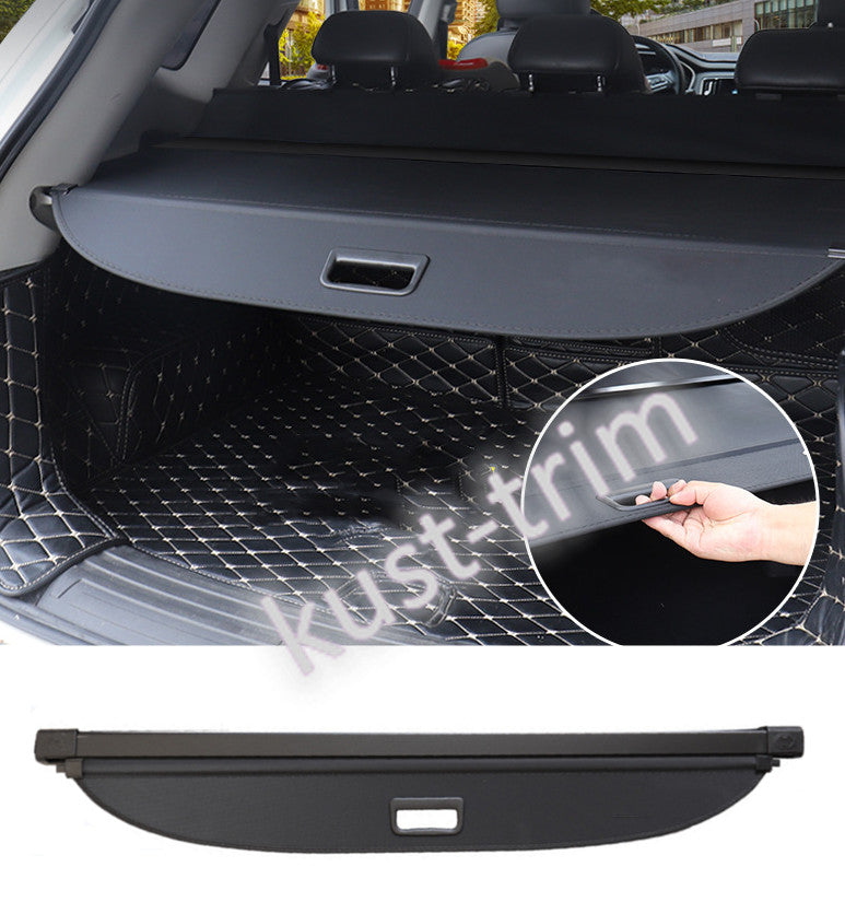 Black Car Rear Trunk Cargo Luggage Shade Fit for Ford Edge 2016-2021 cover trim