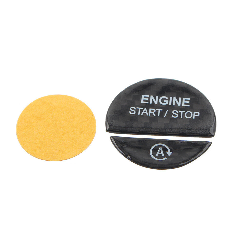 Engine Start Stop Button Cover Trim Black for Mercedes-Benz C-Class W206 2022+