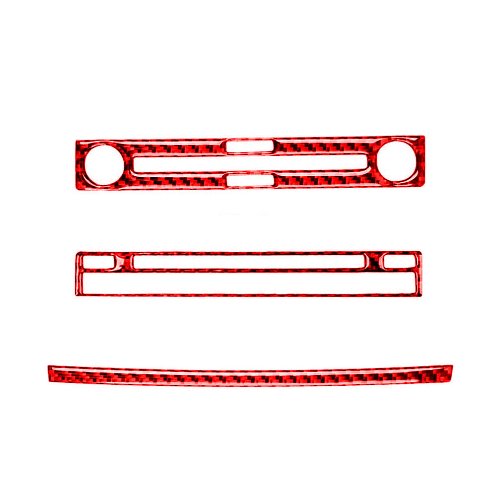 Central Control Trim Cover D For 1 Convertible E82/E88 2008-2013 Red v