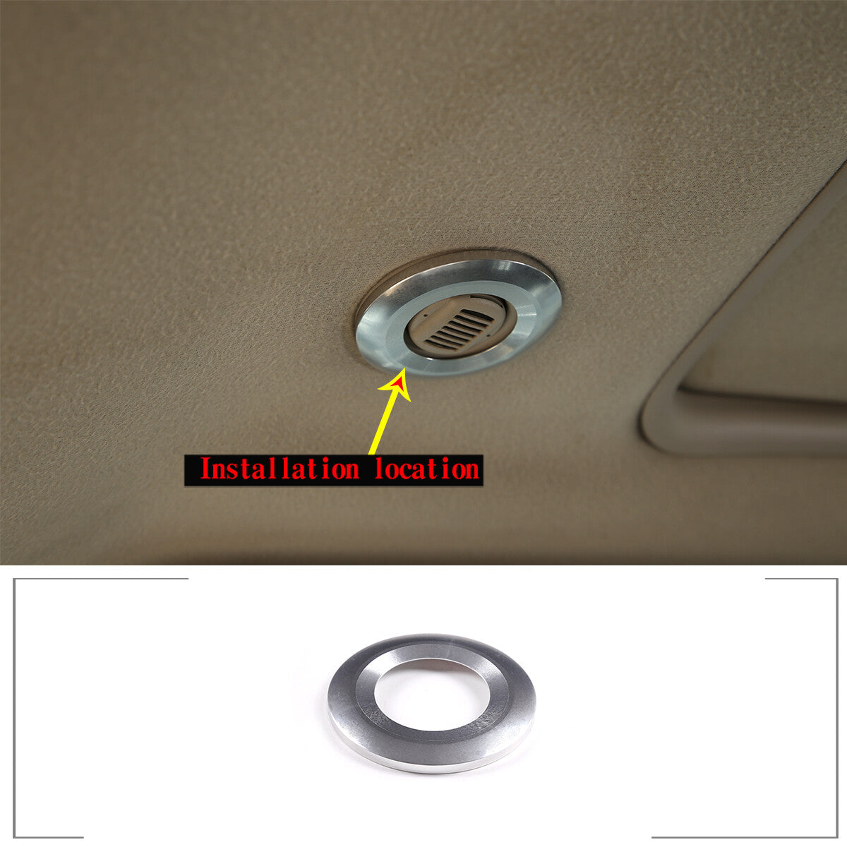 4-Pack Orange Inner Handle Frame Cover Trim Trim for Tacoma 16-20 - v