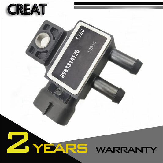 Exhaust DPF differential pressure sensor for Isuzu D-MAX DAMX MUX 8983314120