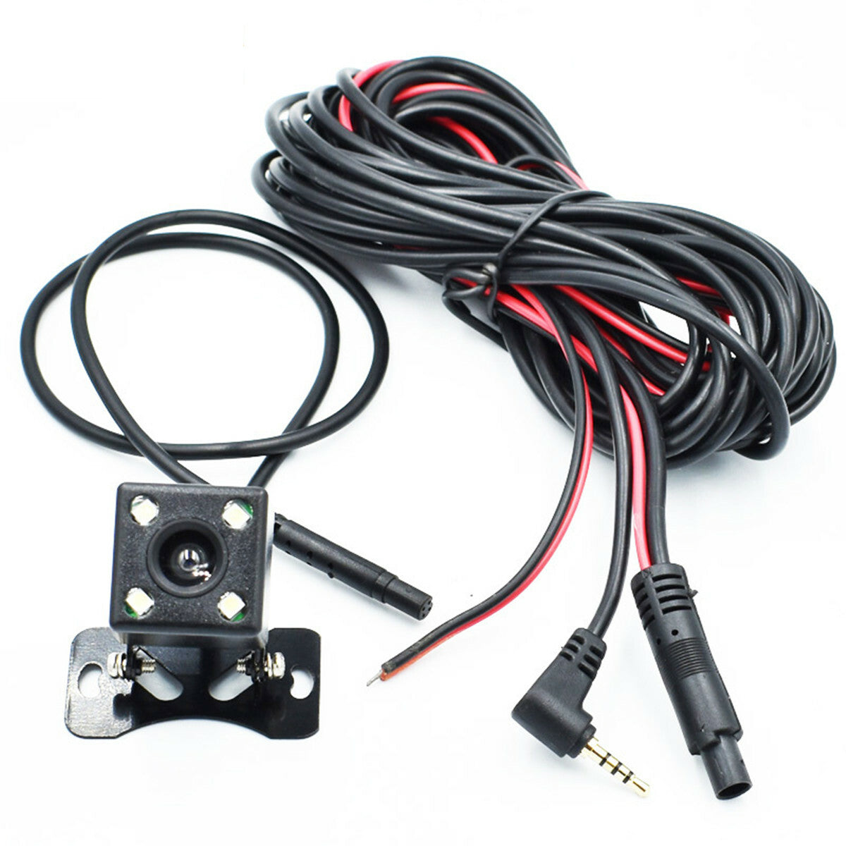 2.5mm Jack 5 Pin Car Reverse Rear View Camera 140° 4LED Night Vision Waterproof
