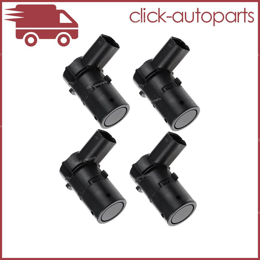 4pcs Front Rear PDC Parking Sensor for BMW E60 545i for X5 E53 3.0i 66206989081 Q