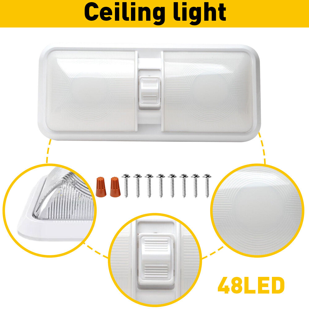RV LED 12V CEILING FIXTURE 3D Building Fixture Q
