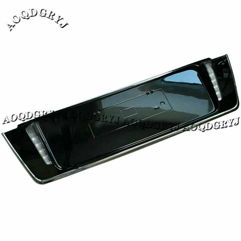Black Body Super Sports TRD Style License Plate Cover for LEXUS LX570 2016-2021