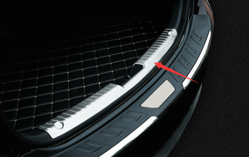for Mazda 6 Atenza 2020-2021 Silver Rear Bumper Protector Sill Trunk Tread Plate
