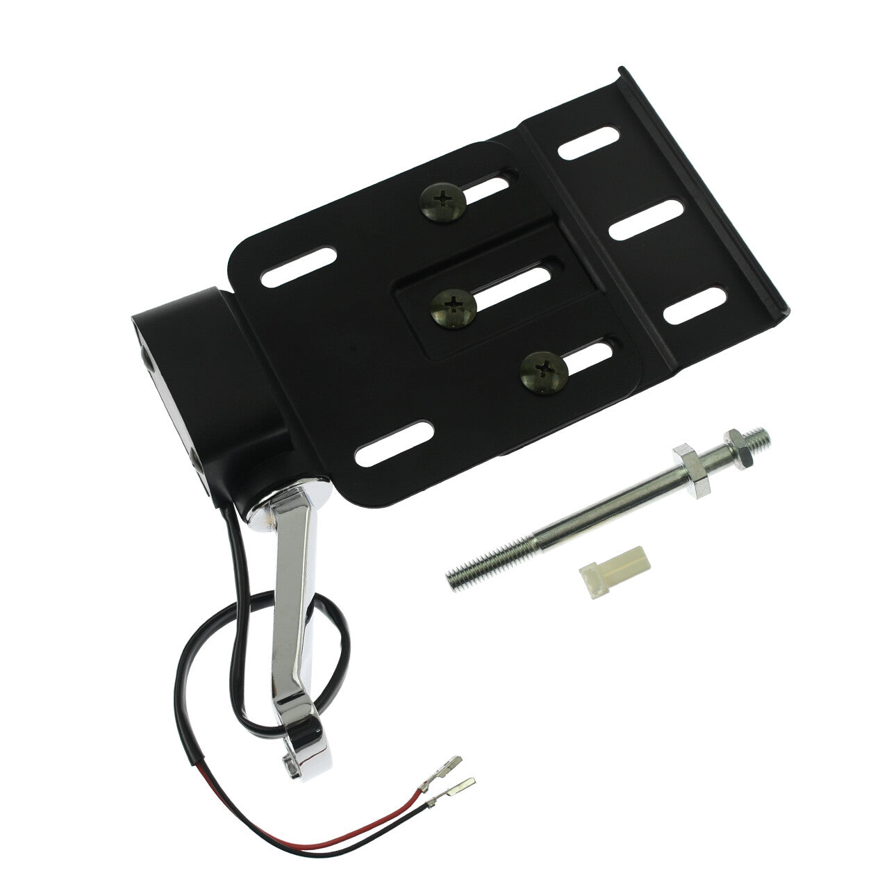 Folding LED Light Side Mount License Plate for Harley Sportster XL883 1200 48 72