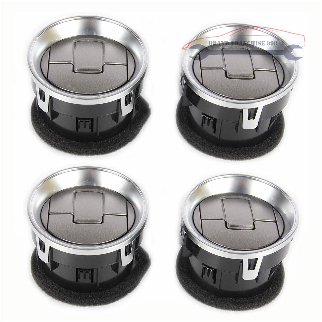 4 * Silver dashboard AC vents fit  for ford  F150 Lobo 09-14 #CL3Z19893EA# Q