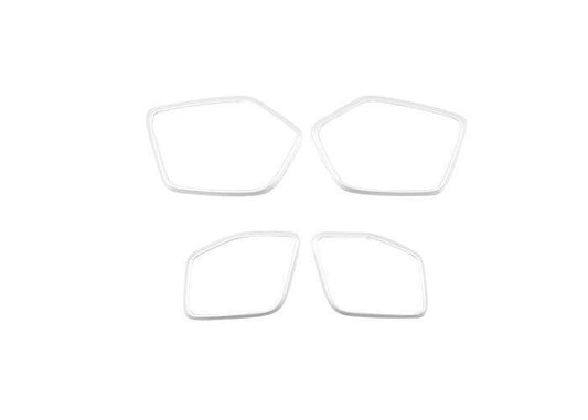 Fit for Ford Explorer 2011-2015 Chrome Silver Inner Door Horn Frame Cover Trim