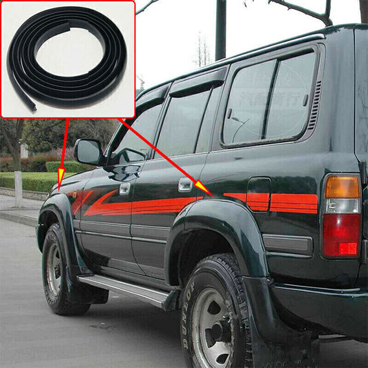 for Toyota for Land Cruiser LC80 Prado LC95 Rubber Fender Flares Wheel Arches Seal