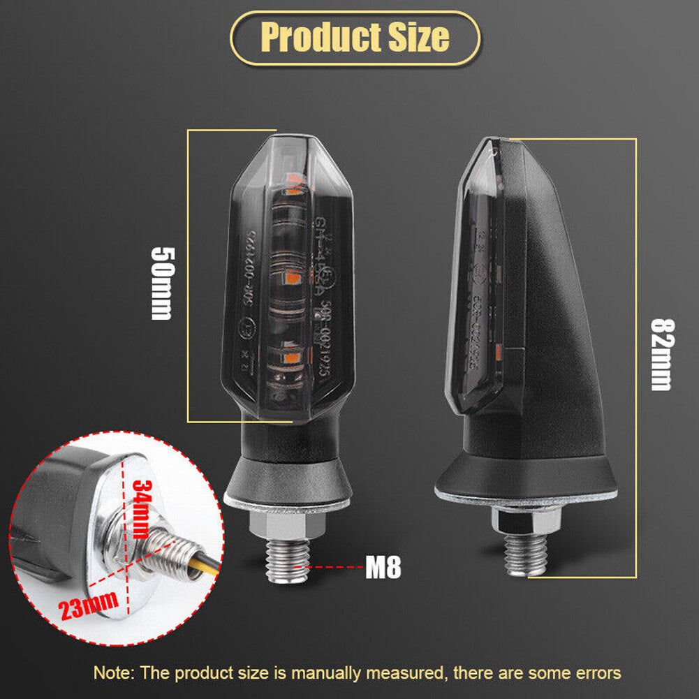 4-piece motorcycle LED turn signal flashing light indicator for Honda for Yamaha Haha-Lei
