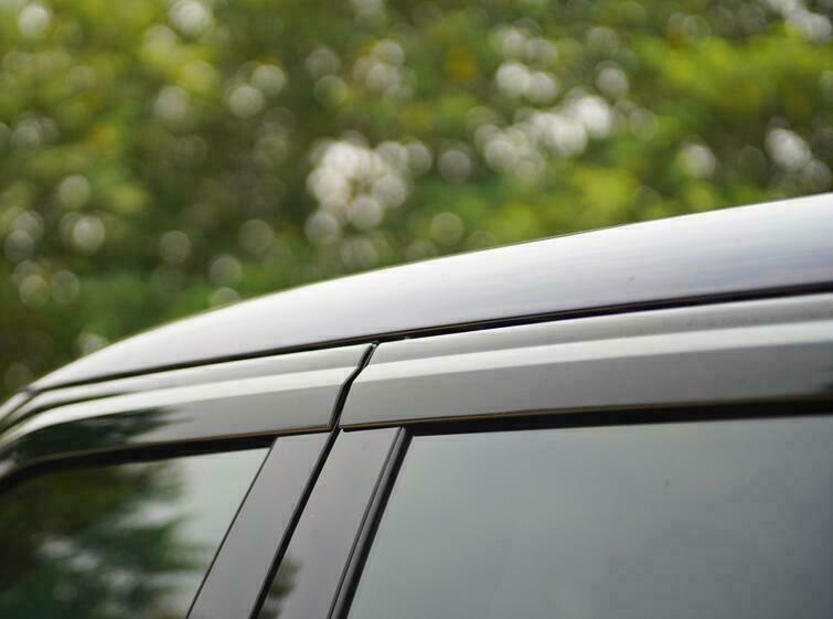 for Range Rover Evoque 2020-24 Black Window Wind Visors Sun Rain Guard Vent Trim